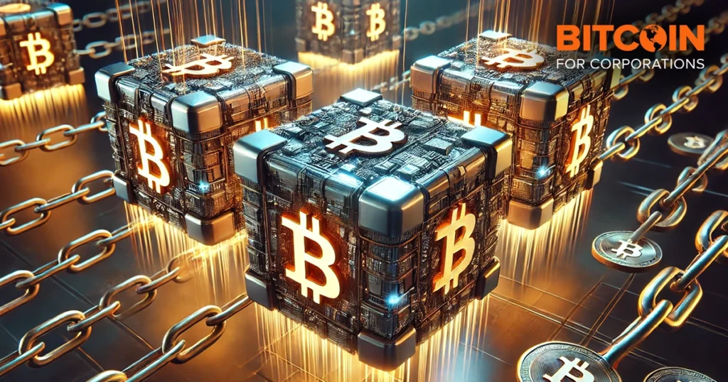 Three-metallic-Bitcoin-cubes-evenly-spaced-and-wrapped-in-glowing-gold-and-steel-chains.webp.webp